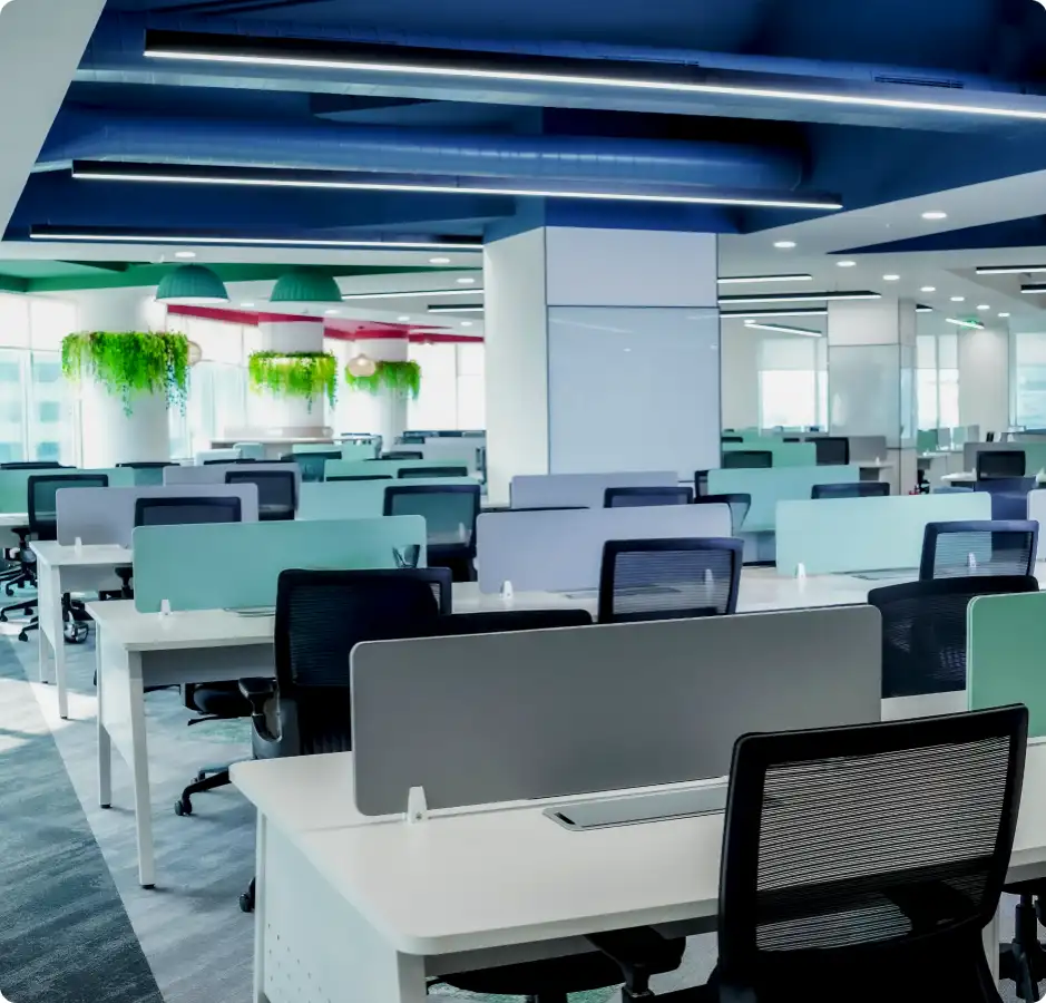 Inside a Table Space managed office centre