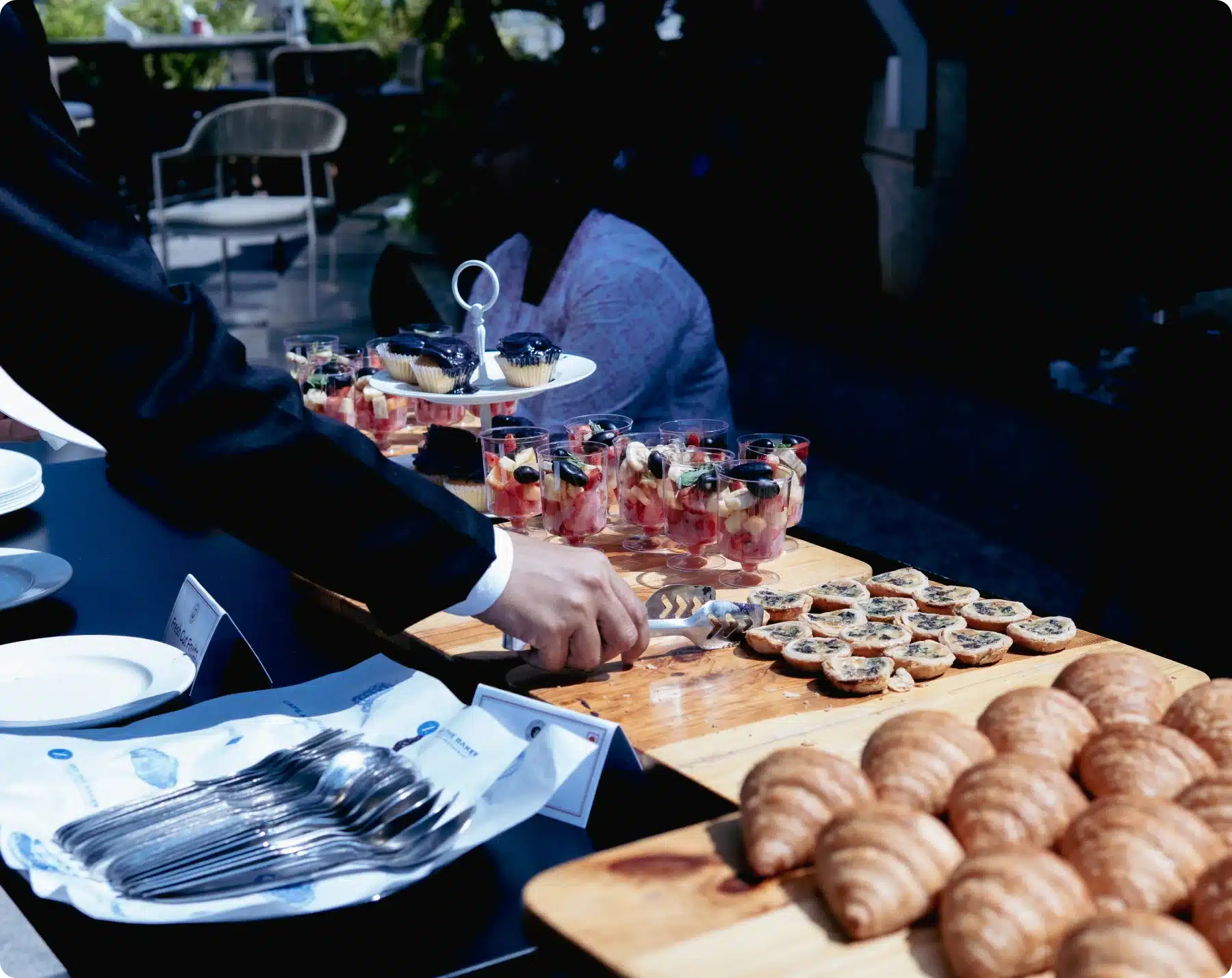 A large-scale event hosted in a Table Space space