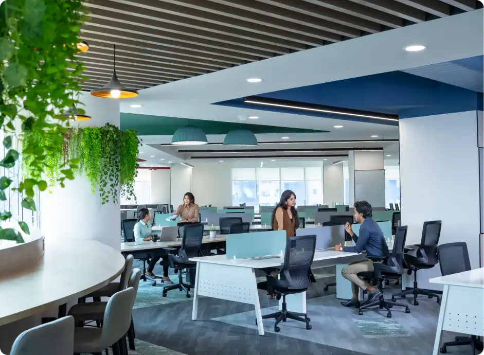 Custom-built Table Space office designed to a clientâs brand