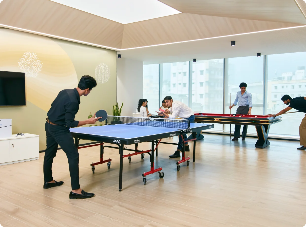 Work café inside a Table Space suites centre