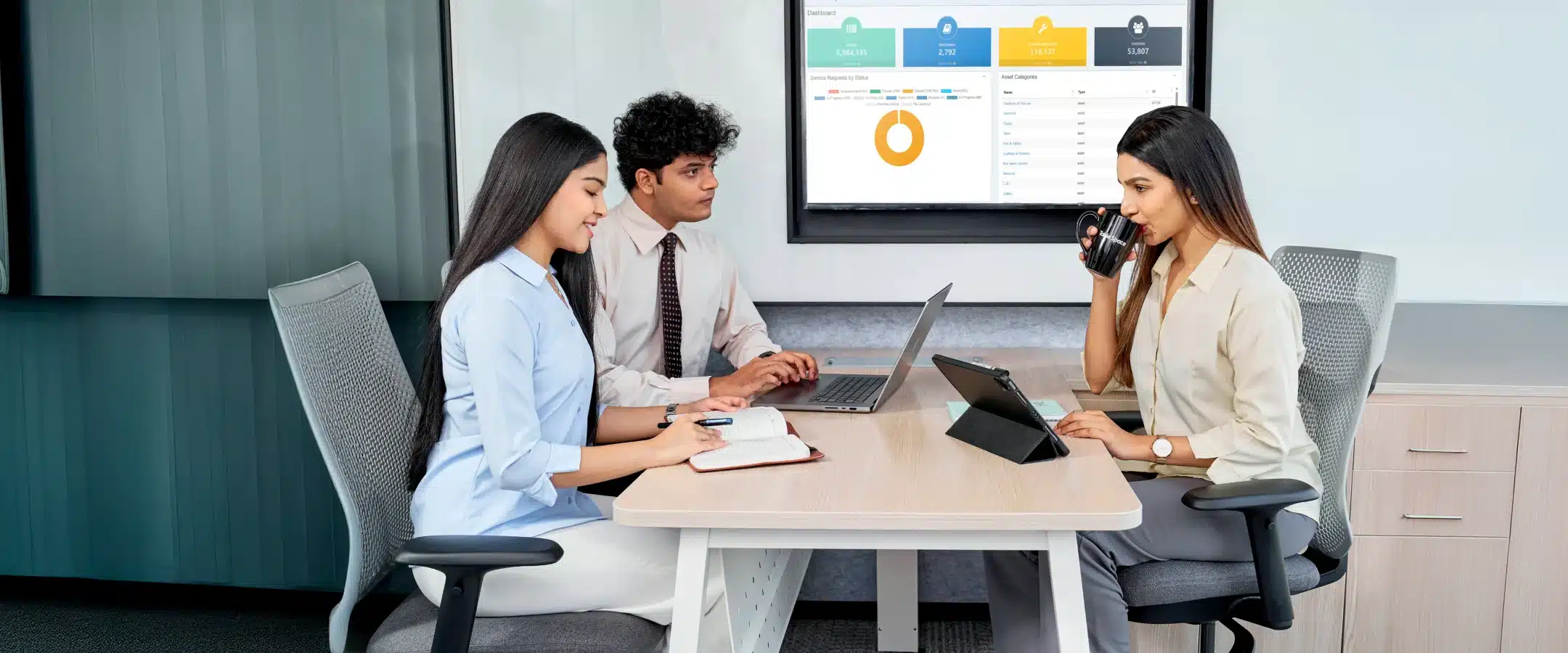 Teams managing their workspace through the Table Space platform dashboard