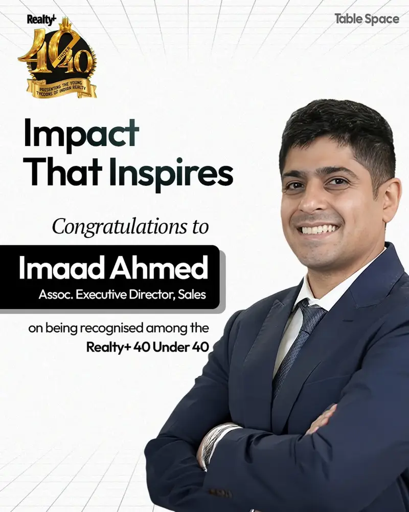 Imaad Ahmed, Associate Executive Director, Sales, has been named among the Realt